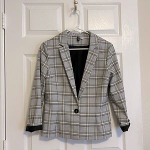 Plaid Blazer